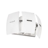 801616 Бра LAMELLA 1х40W E14 ХРОМ/БЕЛЫЙ