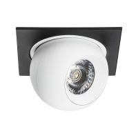 i51764 Светильник INTERO LED 9W 850LM 24G ЧЕРНЫЙ/БЕЛЫЙ 4000K (217517+217064)
