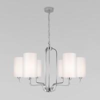 Подвесная люстра с тканевыми абажурами 60128/6 хром