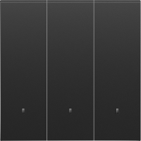 Клавиша 3-я с подсветкой, черный графит, серия S08