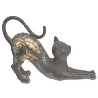 784104 Фигурка декоративная Кошка  L24 W6 5 H18 5 см