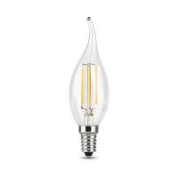 Лампа Gauss Filament Свеча на ветру 7W 580lm 4100К Е14 LED 1/10/50