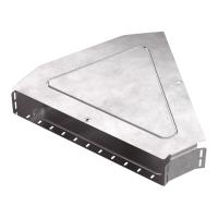 Угол горизонтальный 45 градусов с крышкой Стандарт 600х100 Промрукав