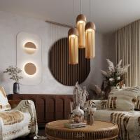 7073/1 ECODESIGN ODL26 Подвесной светильник бежевый/пробка/нити/металл IP20 LED GU10 5W 220-240V CORK