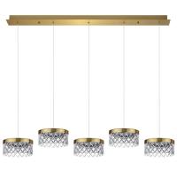 5032/30LA L-VISION ODL24 569 античн.бронза/металл/акрил Люстра LED 30W 4000K 1954лм FIVRE