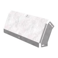 Угол вертикальный внешний 45 градусов с крышкой Стандарт 600х80 Промрукав