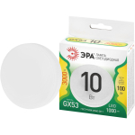 LED GX-10W-830-GX53 GL  Лампа светодиодная ЭРА GREEN LINE LED GX-10W-830-GX53 GL 10Вт таблетка теплый свет GX53