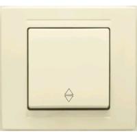 MD2912107 Выкл. 1-клав. проходной крем