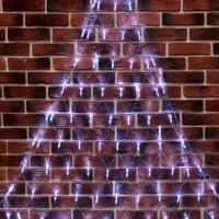 Гирлянда Сеть 2х2х1.5 м, свечение с динамикой, прозрачный ПВХ, 136 LED, 230 В, цвет свечения белый (контроллер в комлекте)