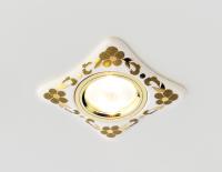 D2065 W/GD белый/золото MR16