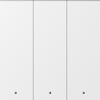 Клавиша 3-я с подсветкой, матовый белый, серия A07