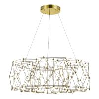 *SL6602.203.48 Светильник подвесной ST-Luce Золотистый/Прозрачный LED 1*48W 4000K GRAVETTA