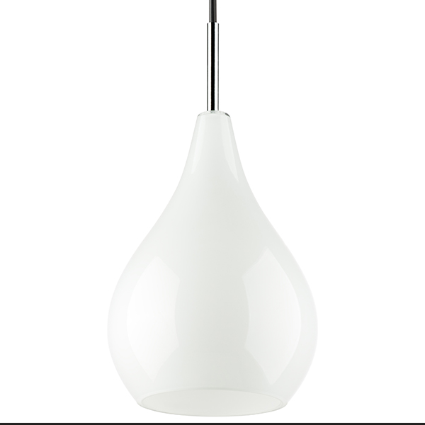 803030 Подвес PENTOLA 1х40W E14 ХРОМ/БЕЛЫЙ