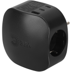 SP-3e-3USBAC-B  Разветвитель электрический ЭРА SP-3e-3USBAC-B на 3 розетки + 3 USB A+C с заземлением со шторками 16А черный