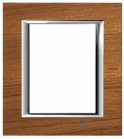 BT Axolute Тиковое дерево Рамка 3+3 мод прямоугольная