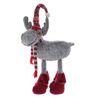742636 Игрушка набивная Лось  L33 W16 H61 см  разм.полк. Lп33 Wп16 Hп45 см