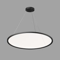 DK6620-BK Подвесной горизонтальный светильник Veil со светодиодом H900 d1000 220V 96W 3000-6000K IP20 черный алюминий