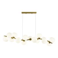 SL1519.303.16 Светильник подвесной ST-Luce Латунь/Белый G9 16*5W 4000K SWEVEN