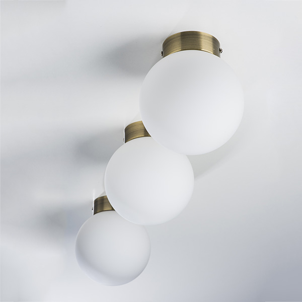 812011 Люстра GLOBO 1х40W E14 antique bronze/white