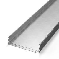 Лоток неперфорированный Стандарт INOX (AISI 304) 400х100х3000 (1,0 мм) (3 м/уп) Промрукав