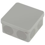 KOR-100-100-50-9g-2MP  Распаячная коробка ЭРА KOR-100-100-50-9g-2MP двухкомпонентная HF стойкая к УФ 100х100х50мм серая прямой монтаж IP67