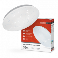 Светильник сд серии DECO 36Вт 230В 4000К 2340Лм 380х55мм ОРИОН IN HOME