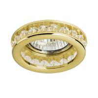 031702 Светильник MONILO INC MR16/HP16 ЗОЛОТО/ПРОЗРАЧНЫЙ