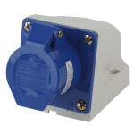 Розетка ЭРА R(OUT)-16-2P-PE-IP44 стационарная наружная 113 2Р+РЕ 16А 220В IP44