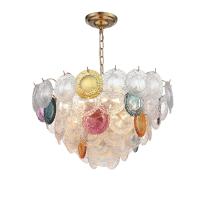 SL420.203.18 Люстра подвесная ST-Luce Золотистый/Разноцветный E14 18*40W CONELI