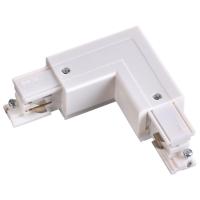 135062 PORT NT19 137 белый Соединитель "L" внешний с токопроводом для трехфазного шинопровода IP20