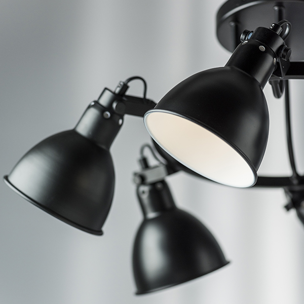 761067 Люстра ACROBATA 6х40W E14 ЧЕРНЫЙ