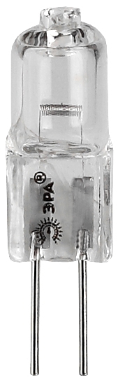 G4-JC-10W-12V  Лампа галогенная ЭРА JC-10W-12V-G4 10Вт капсула теплый белый свет G4