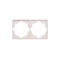 Рамка ROUND 2-постовая перламутр KRANZ
