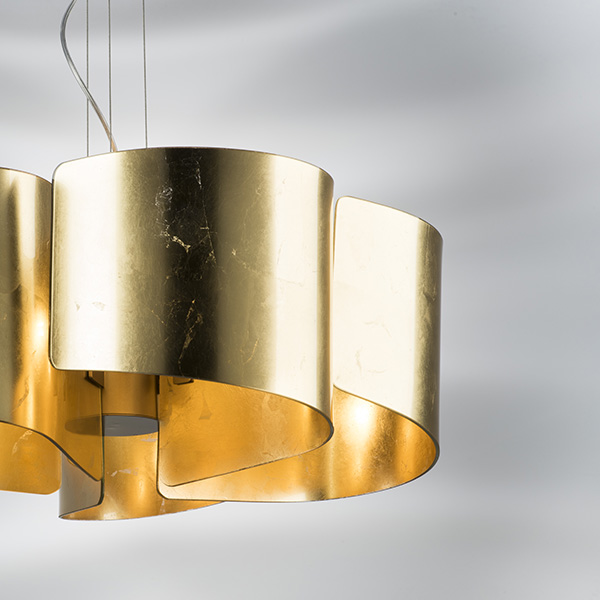 811152 Подвес PITTORE 5х40W E27 GOLDEN