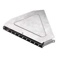 Угол горизонтальный 45 градусов с крышкой Стандарт 500х50 Промрукав