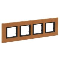 UNICA CLASS РАМКА 4-постовая, СВЕТЛАЯ КОЖА