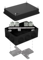 Коробка огнестойкая для о/п 40-0310-FR6.0-8 Е15-Е120 RAL9005 150х110х70 (6 шт/кор) Промрукав