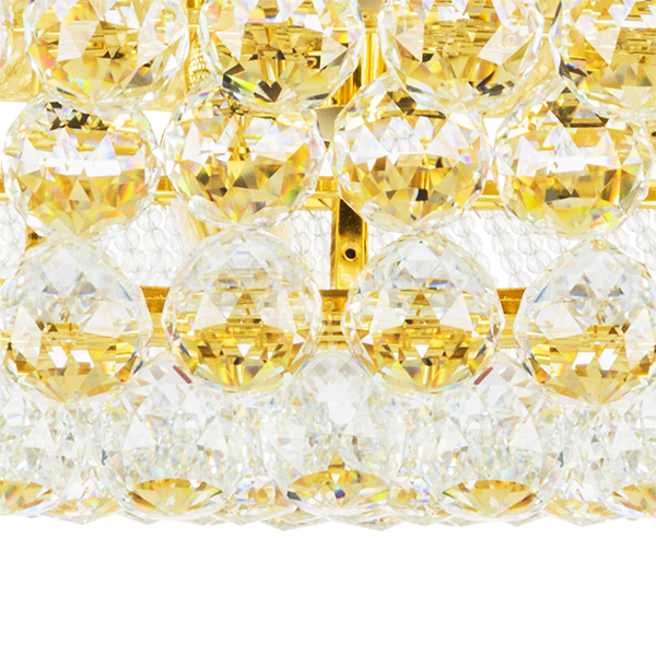 704212 Люстра потолочная MONILE 21х40W E14 ЗОЛОТО