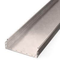 Лоток неперфорированный Стандарт INOX (AISI 409) 300х80х3000 (0,8 мм) (6 м/уп) Промрукав