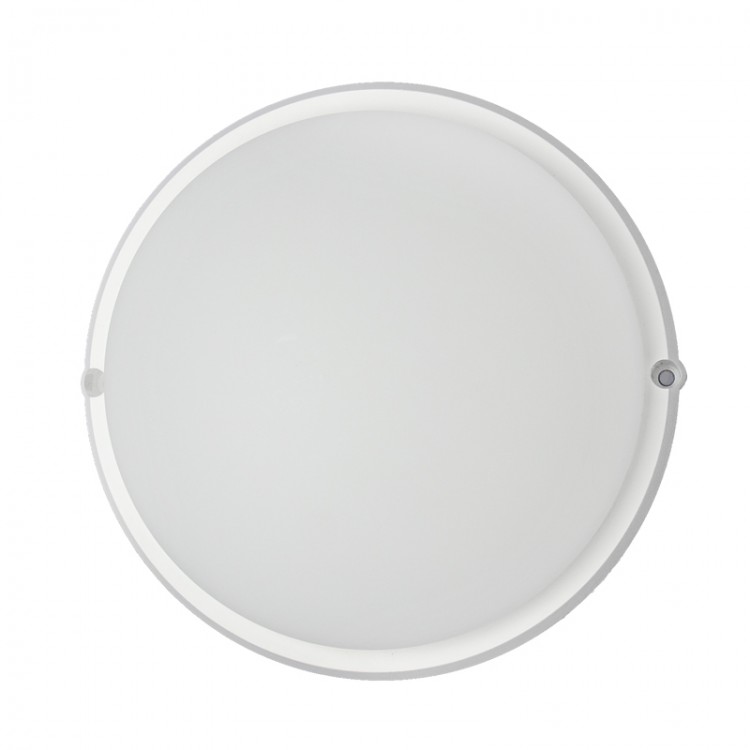 Светильник светодиодный LT-LBWP-08-IP65- 8W-6500К LED круг с датчиком движения