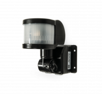 Датчик движения ДД-018-B 1200Вт 220 гр. 12м, IP44 черный ASD