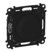 Legrand Etika Антрацит Светорегулятор поворотный  300Вт  без нейтрали