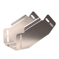 Угол вертикальный внутренний 45 градусов Стандарт INOX (AISI 409) 100х80 Промрукав