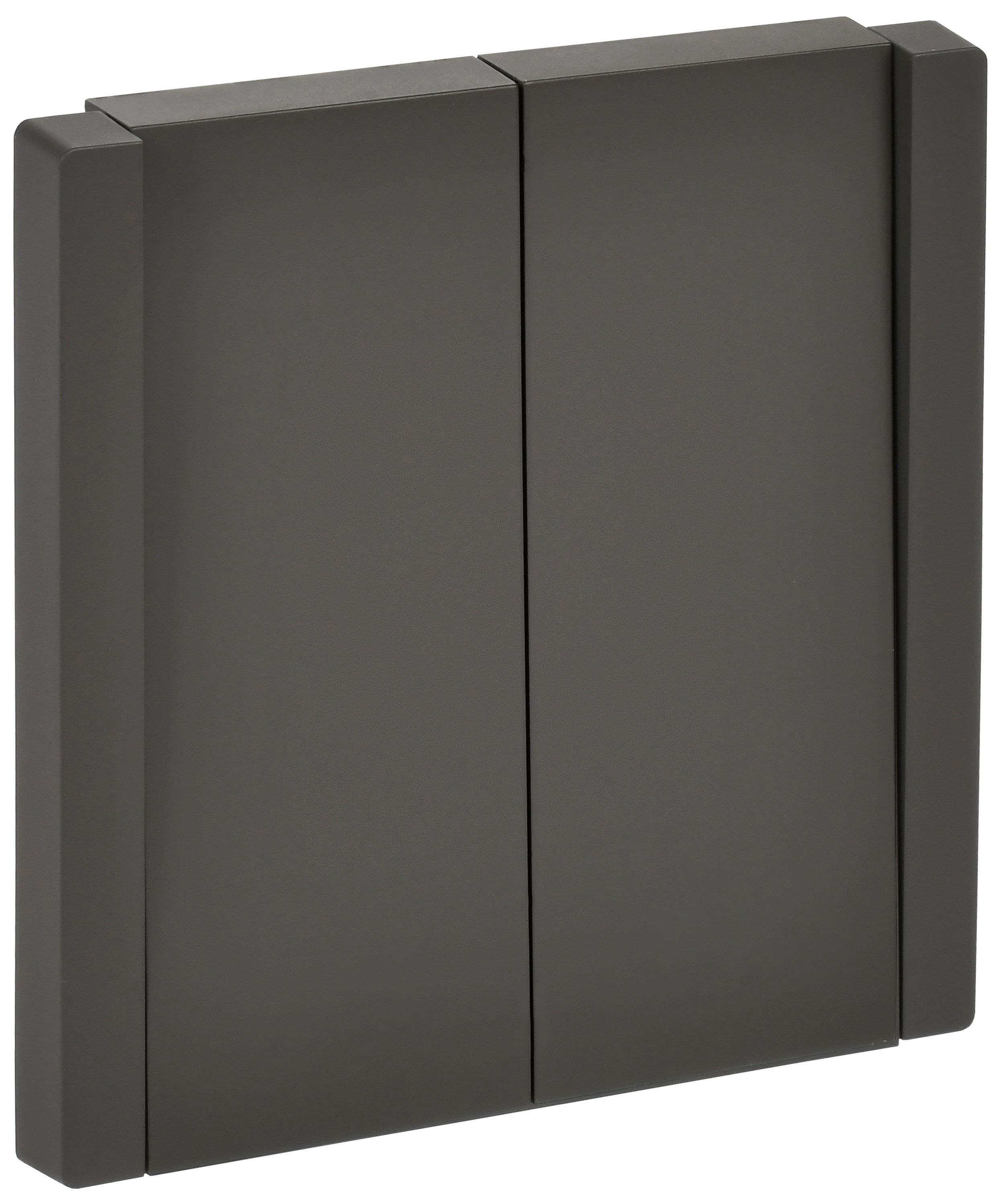 FORTE&PIANO Выключатель 2-клавишный проходной 10А FP307 серый IEK