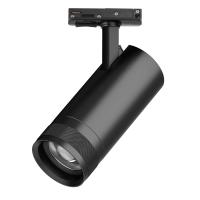 C4207SS Светильник CANNO PRO д/треков BARRA LED 20W 1400LM 20-55G ЧЕРНЫЙ 2700-4200-6000K IP20 с тонким адаптером (304207 + 592007-SS)
