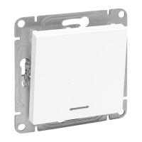 Механизм выключателя, одноклавишный, с подсветкой, белый Эпика EKF