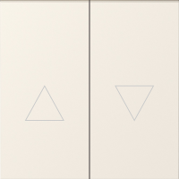 Клавиша 2-я со стрелками для жалюзи, матовый кремовый, серия S08