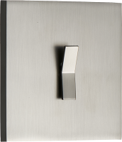 Переключатель перекрестный (с 3-х мест) на 1 тумблер, клавиша Angle, 10AX 250V, вороненая сталь, серия N96