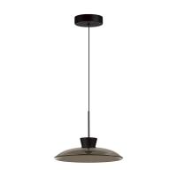 5055/9L L-VISION ODL24 457 черный/дымчатый/металл/стекло Подвес LED 9W 3000К SAUCER