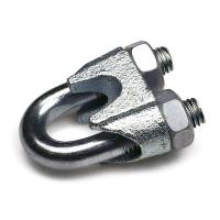 Зажим троса одинарный D6мм тип "Слоник" DIN 741 (100 шт/уп) Промрукав